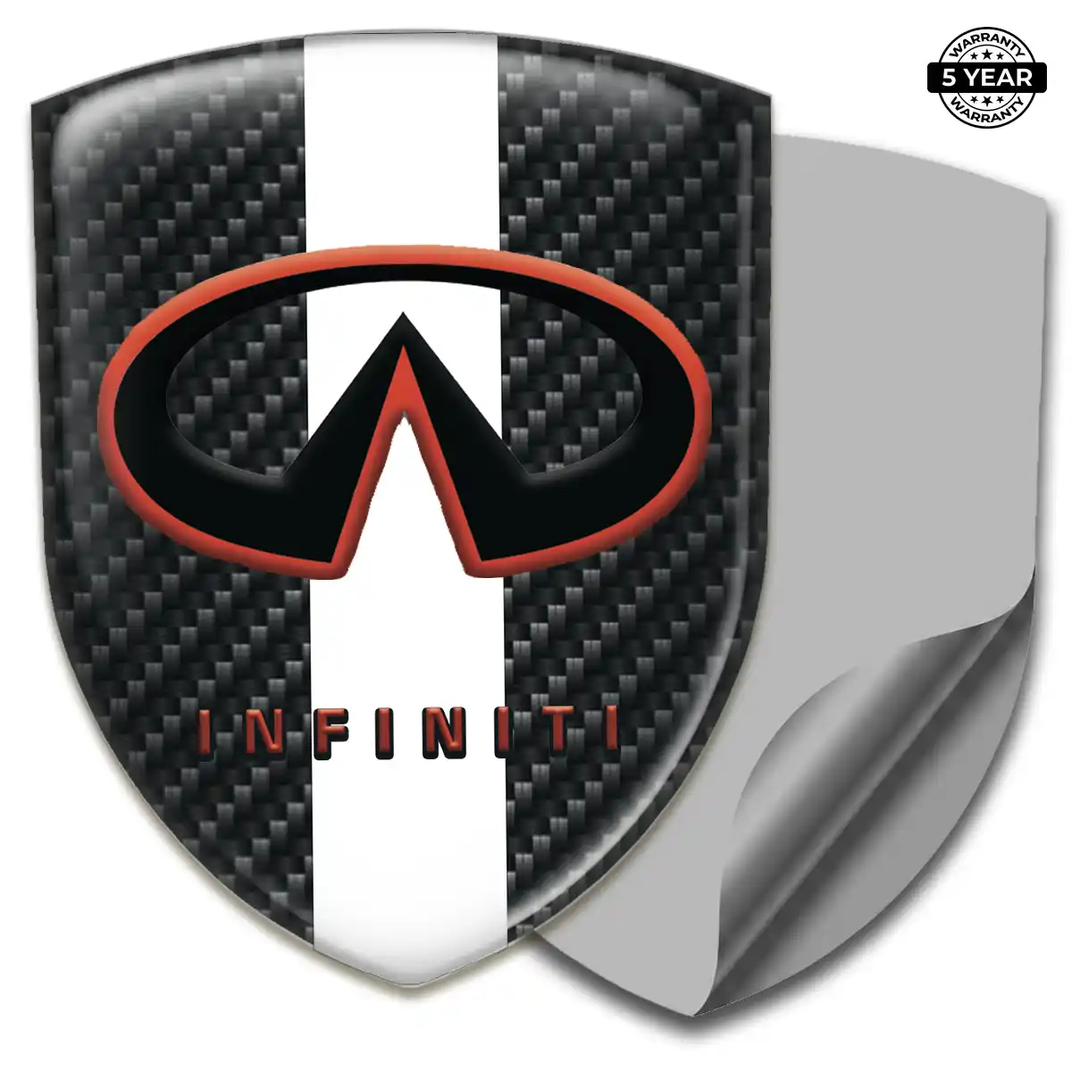 Infiniti Gel Badge Sticker Resin Luxe