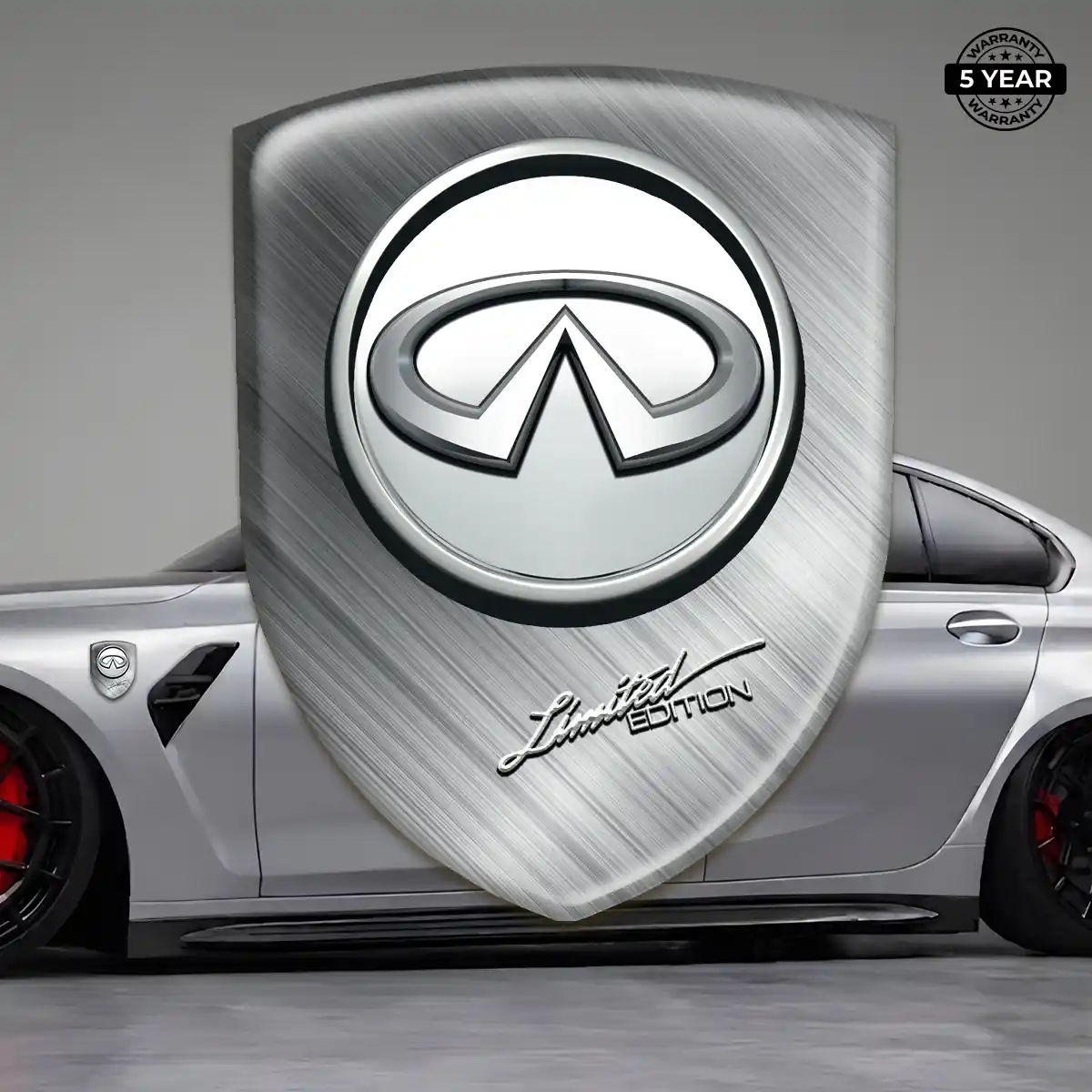 Infiniti Gel Badge Sticker Sleek Style