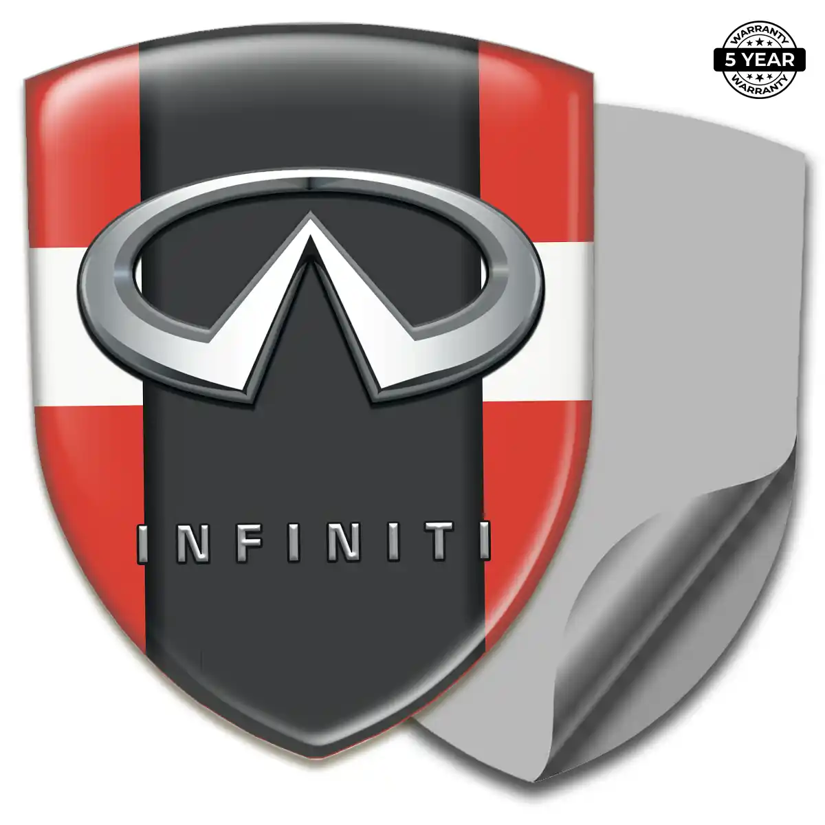 Infiniti Gel Badge Sticker Street Tuning