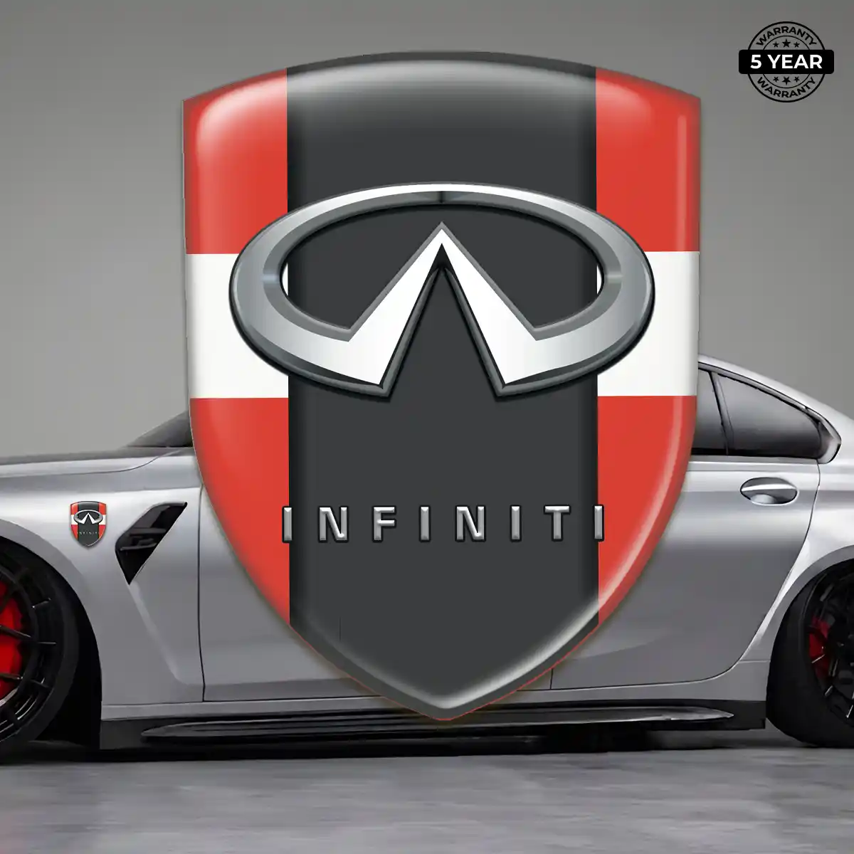Infiniti Gel Badge Sticker Street Tuning