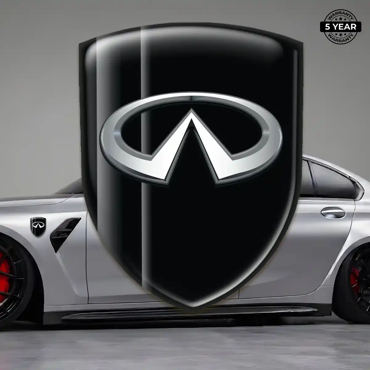 Infiniti Gel Emblem Sticker Auto Tuning