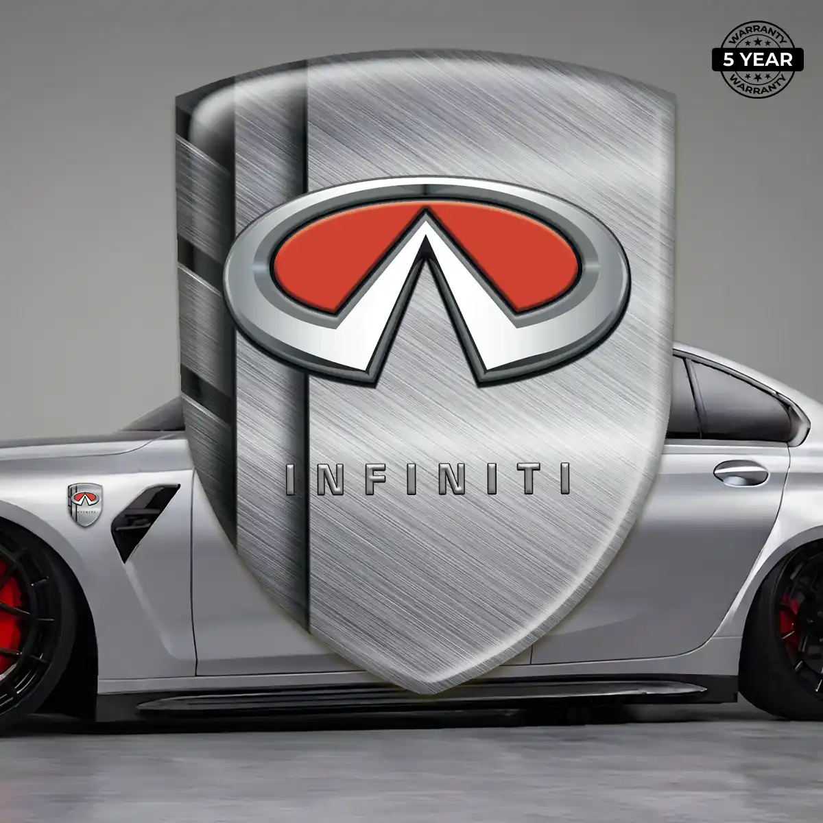 Infiniti Gel Emblem Sticker Cabin Style