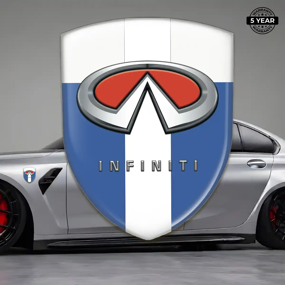 Infiniti Gel Emblem Sticker Interior Luxe