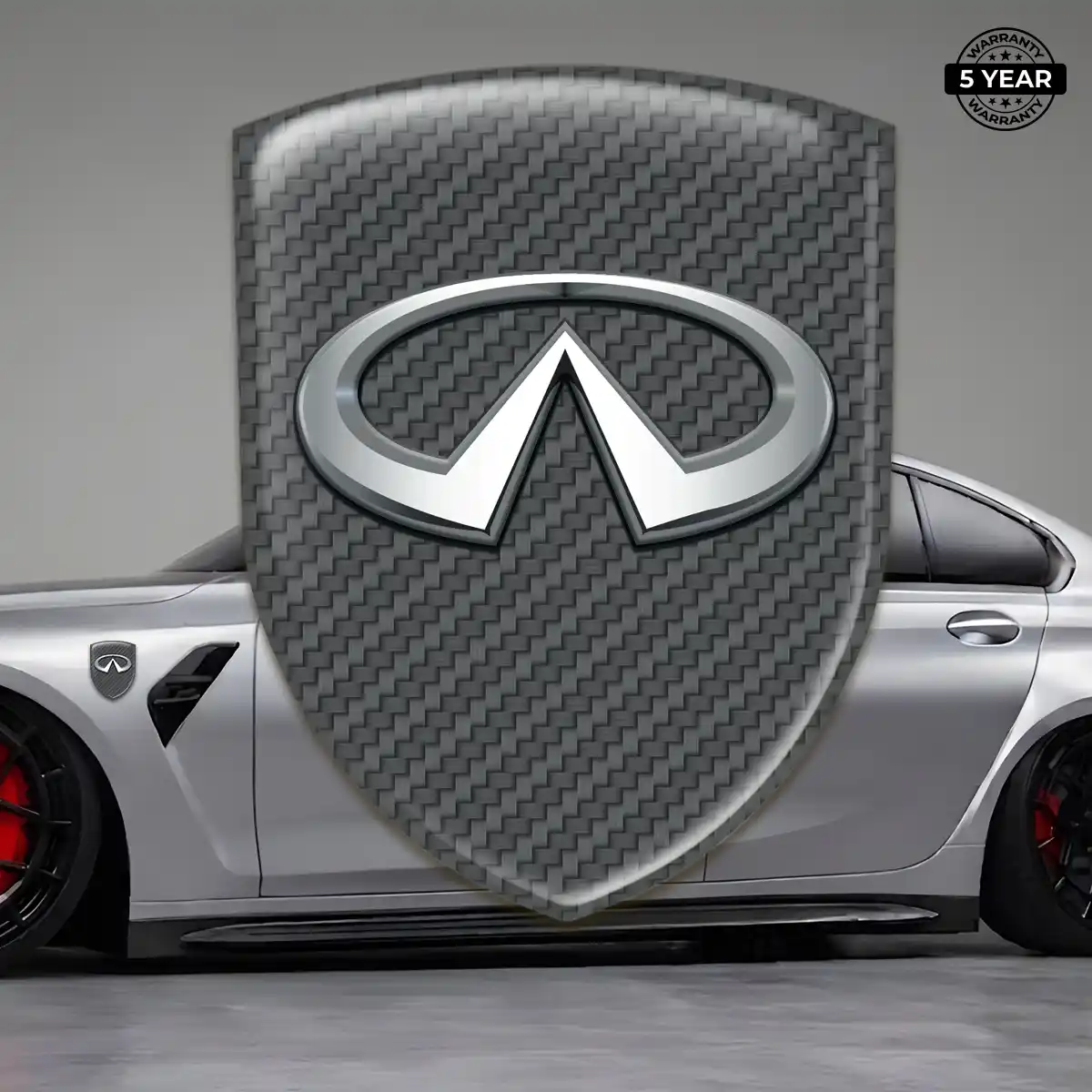 Infiniti Gel Emblem Sticker Resin Elite
