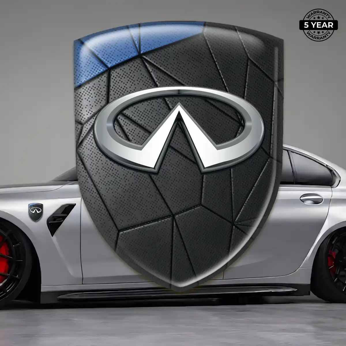 Infiniti Gel Emblem Sticker Street Tuning