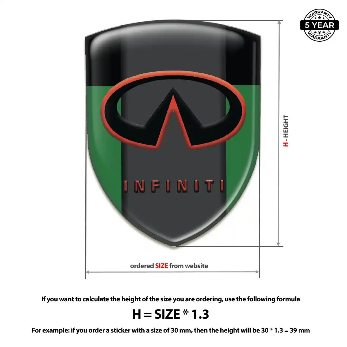 Infiniti Logo Badge Auto Tuning