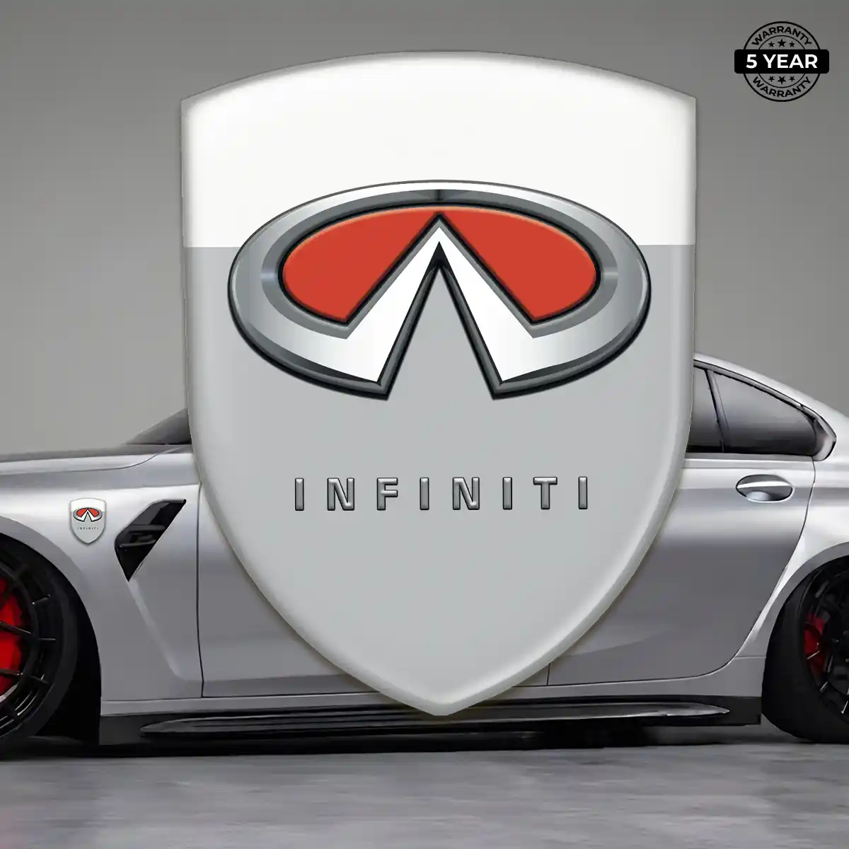 Infiniti Logo Badge Cabin Style
