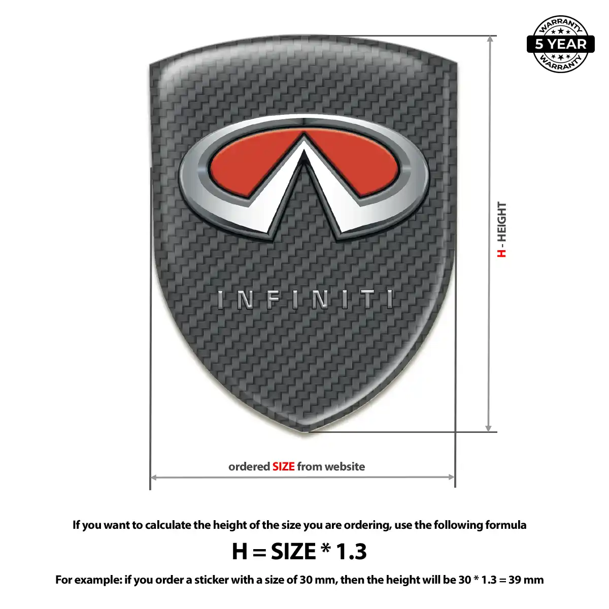 Infiniti Logo Badge Exclusive Series