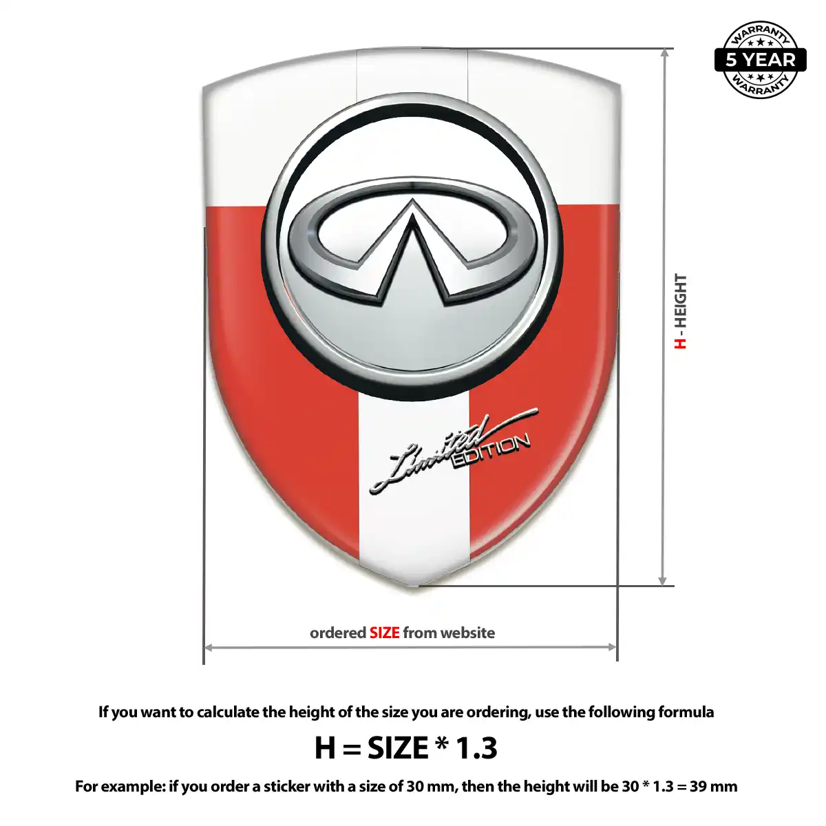 Infiniti Logo Badge Opulent Line