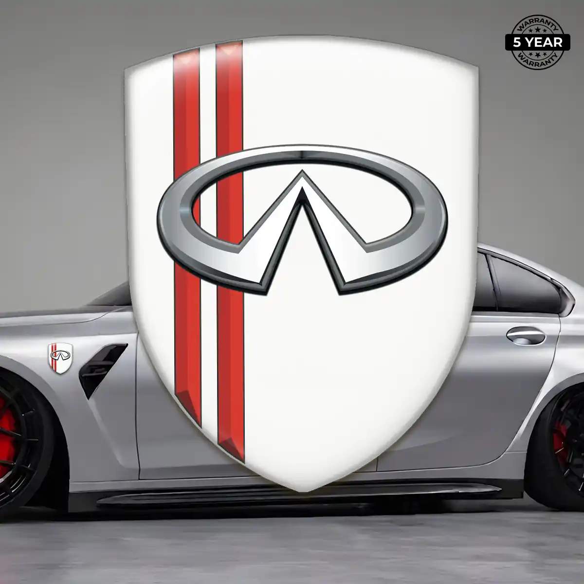 Infiniti Logo Badge Resin Luxe