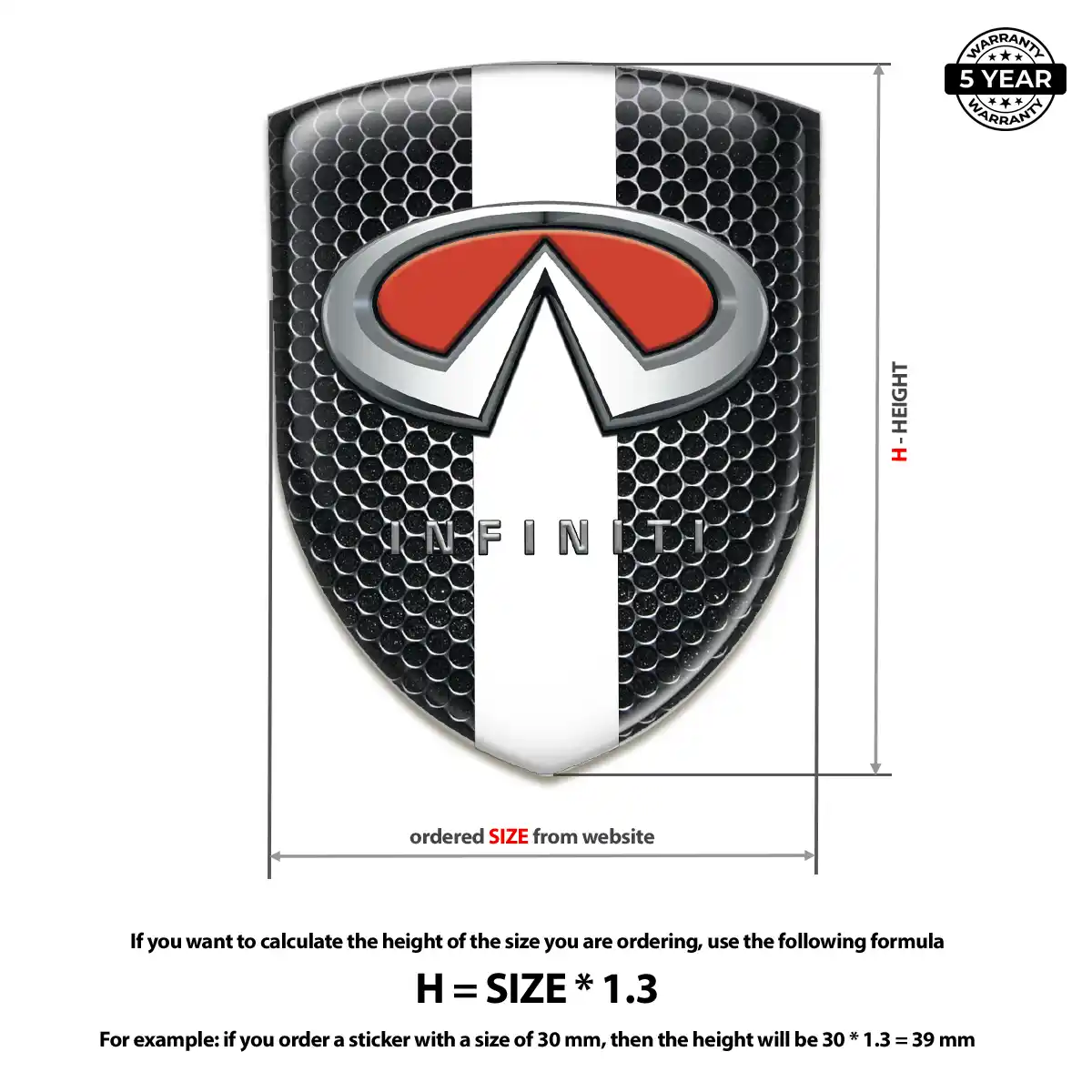 Infiniti Logo Badge Street Tuning