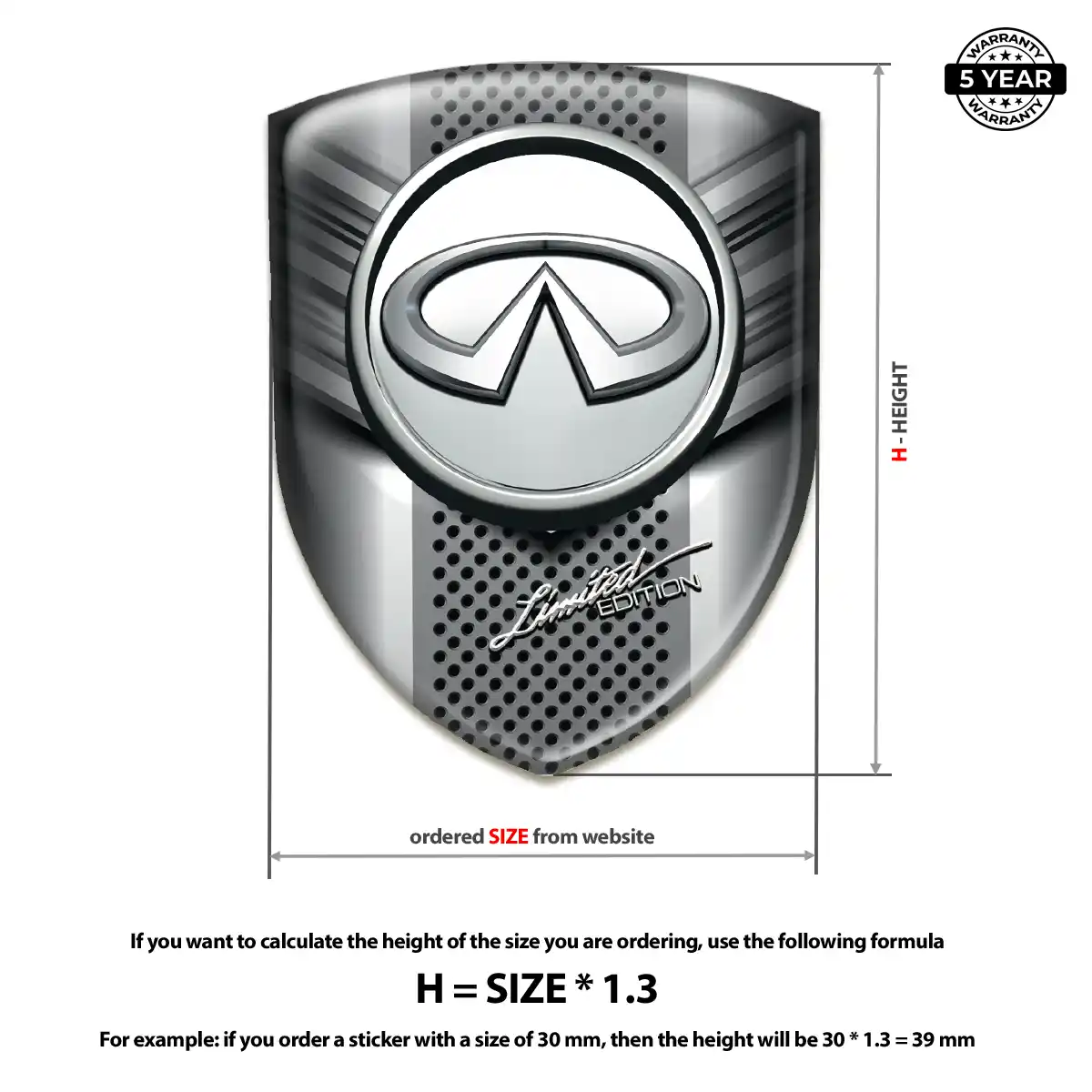 Infiniti Logo Emblem Exterior Luxe