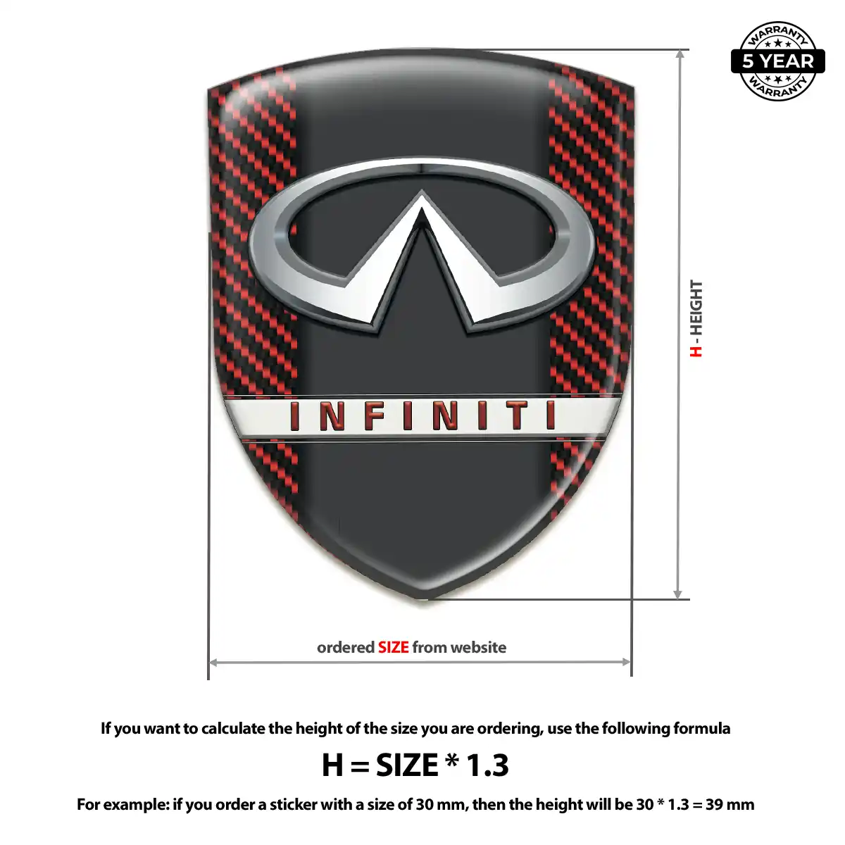 Infiniti Logo Emblem Interior Luxe