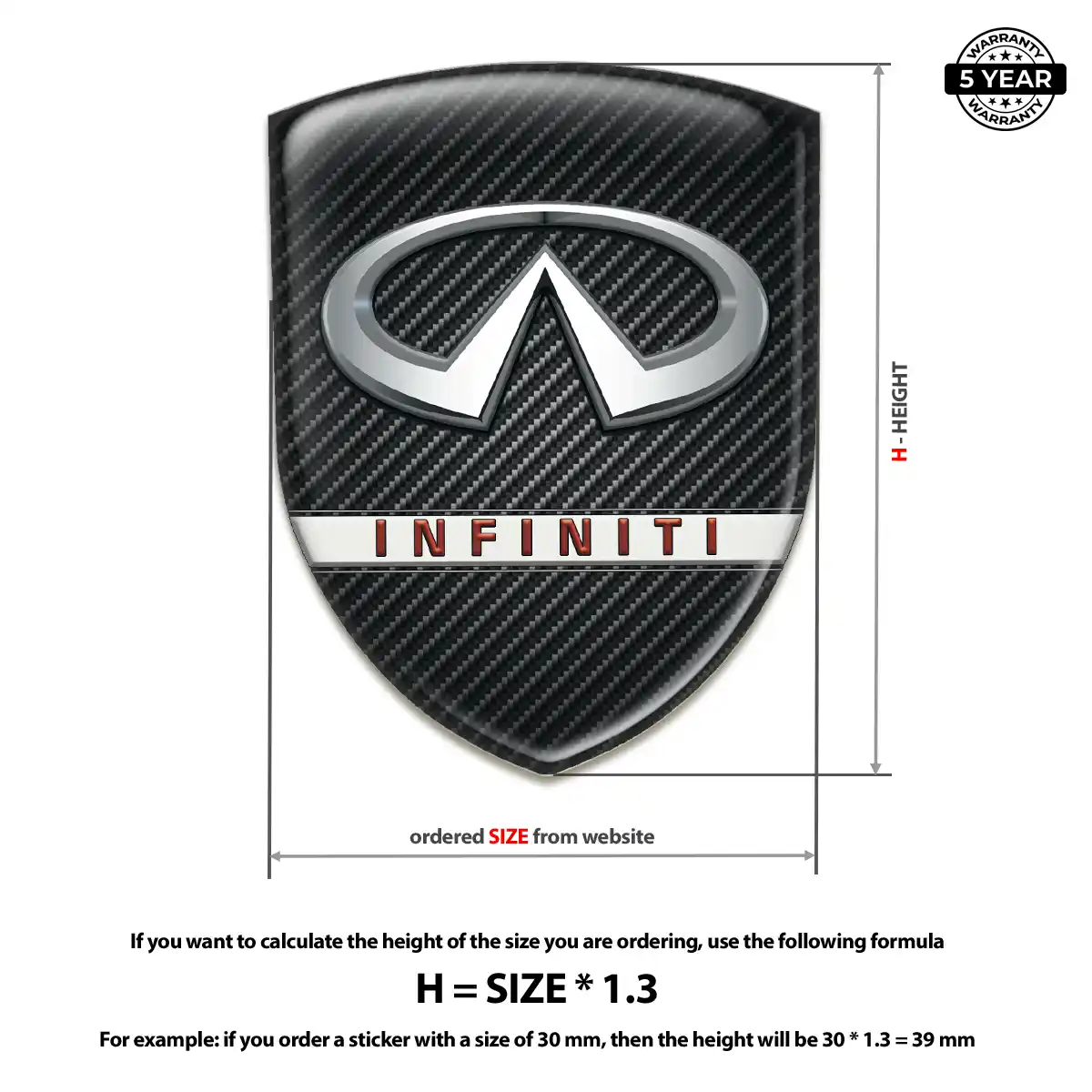 Infiniti Logo Emblem Noble Edition