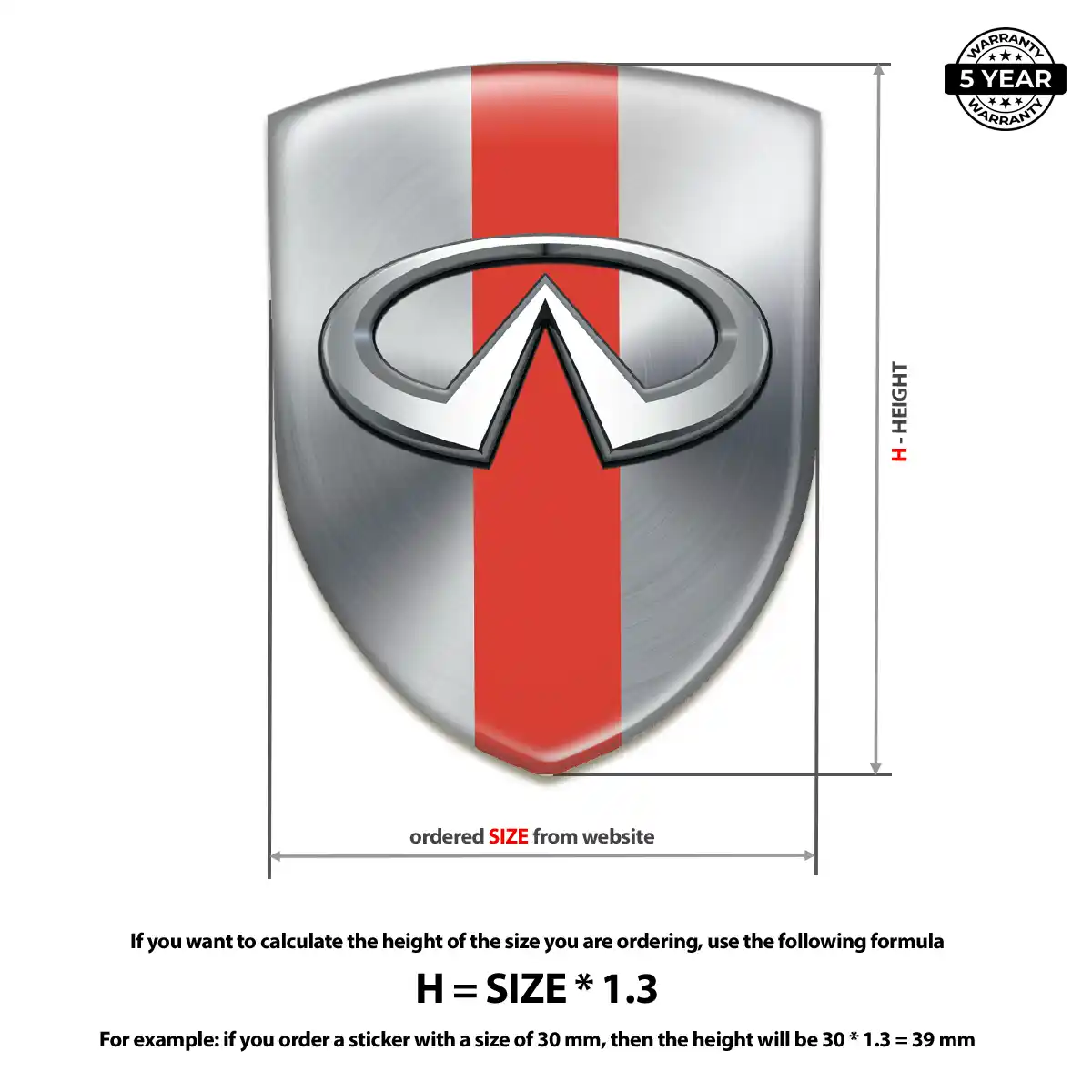 Infiniti Logo Emblem Prestige Line