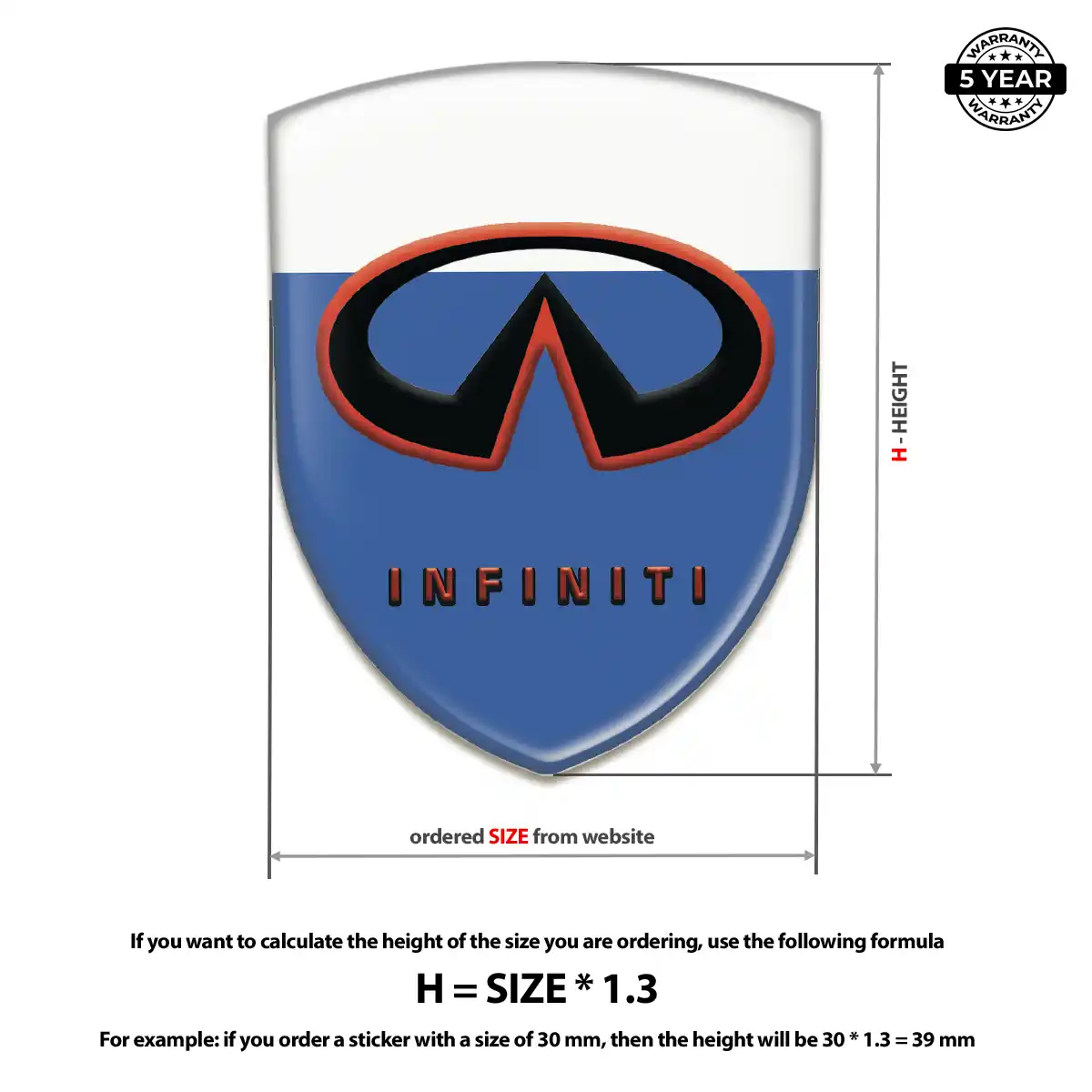 Infiniti Logo Emblem Prime Quality