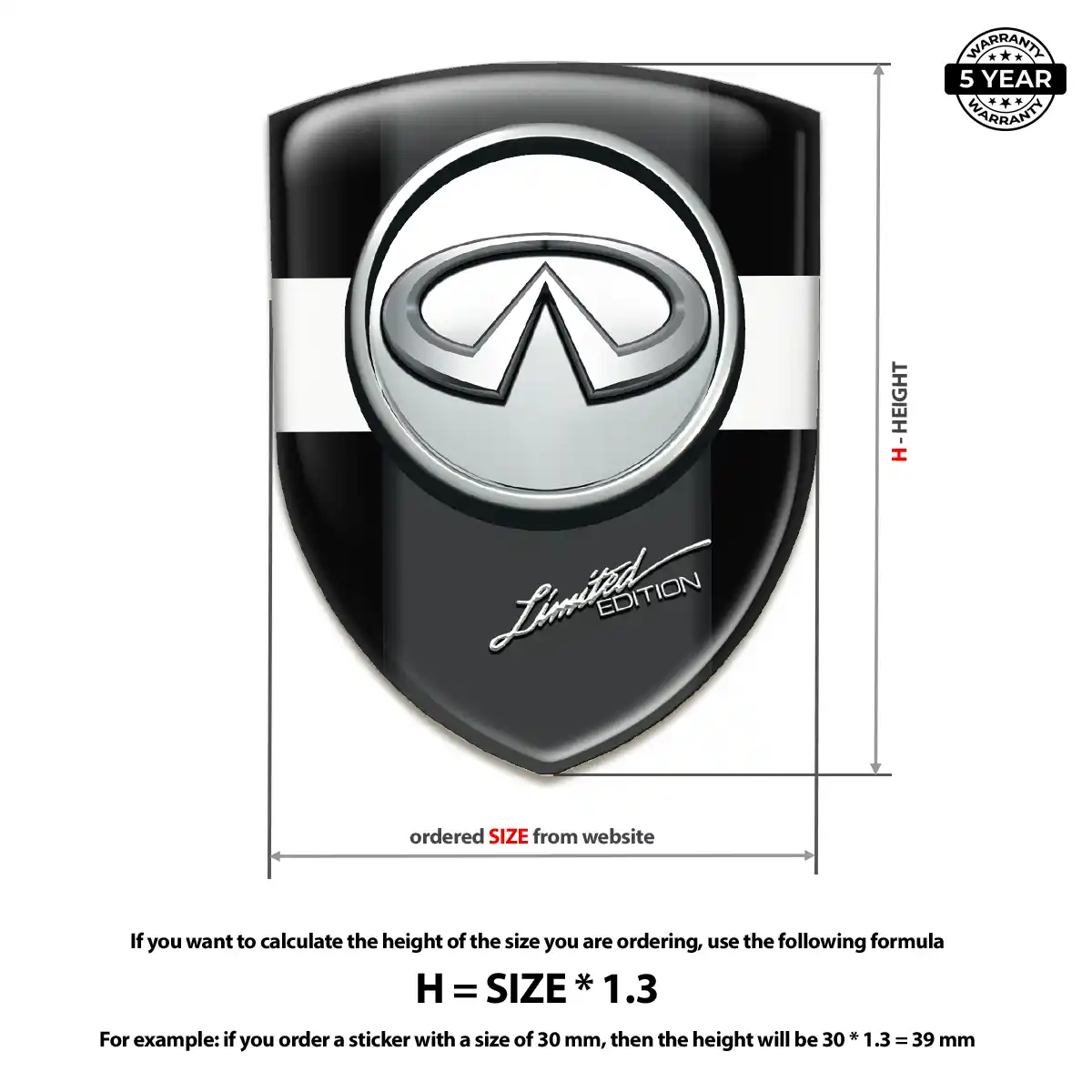 Infiniti Logo Emblem Sport Tuning
