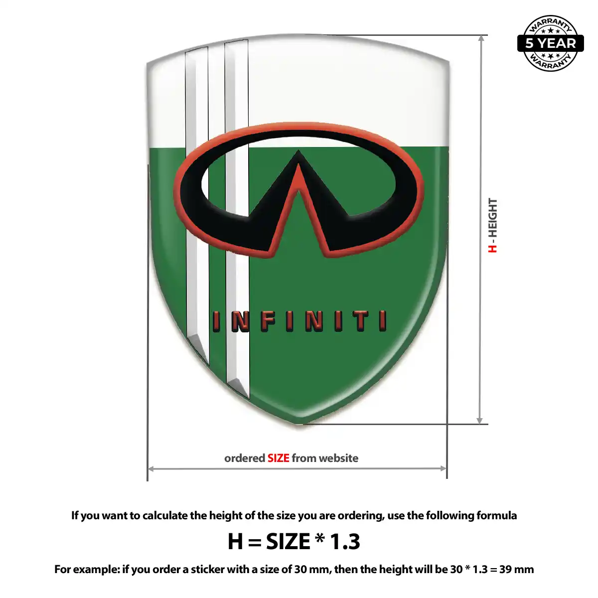 Infiniti Logo Emblem Superior Craft