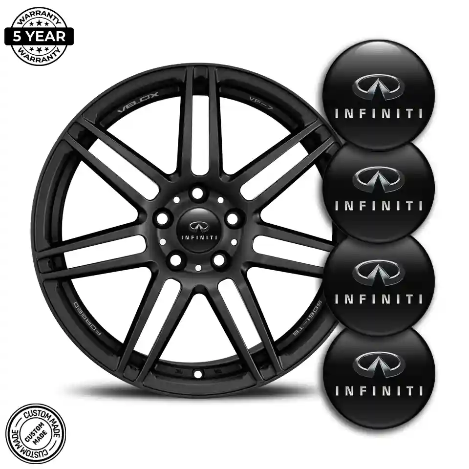 Infiniti Logo Silicone Sticker Sleek Style