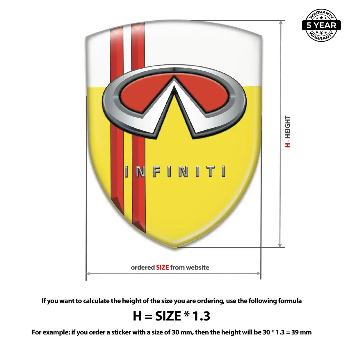 Infiniti Logo Sticker Noble Edition