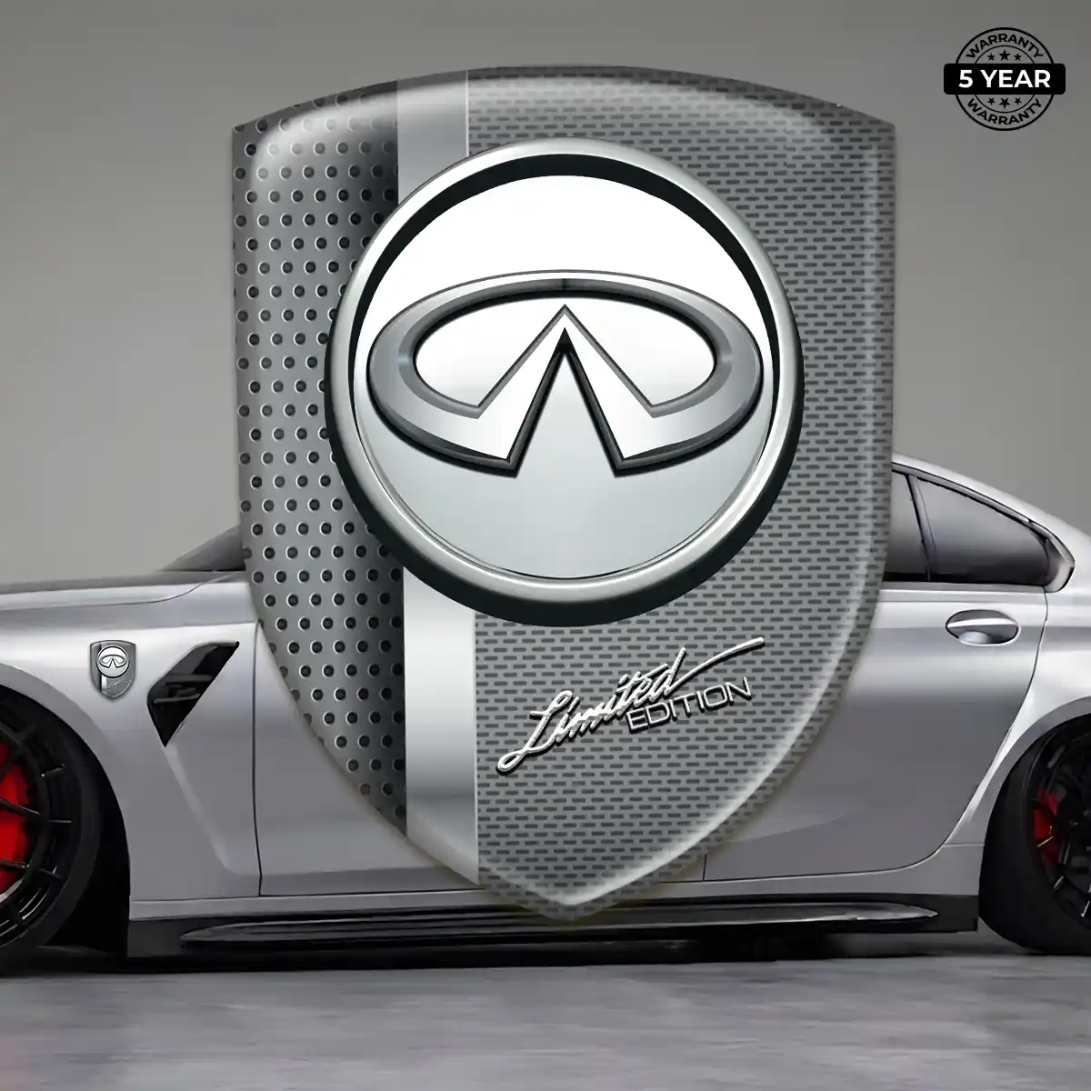 Infiniti Logo Sticker Resin Elite