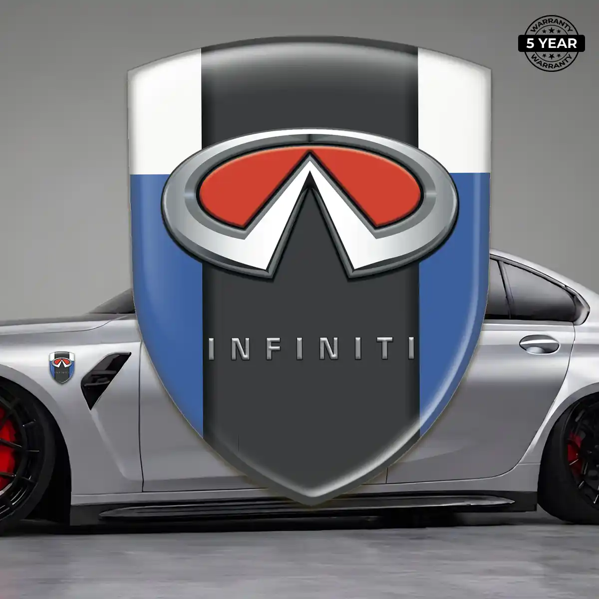 Infiniti Polyurethane Domed Sticker Auto Tuning