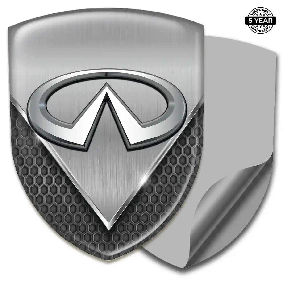 Infiniti Polyurethane Domed Sticker Elite Finish