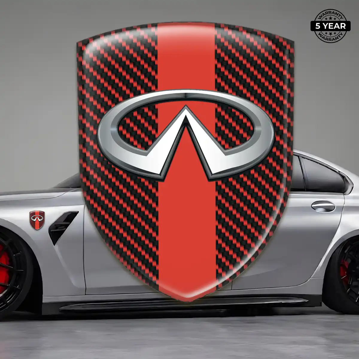 Infiniti Polyurethane Domed Sticker Exclusive Series