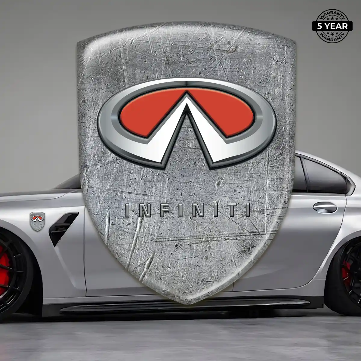 Infiniti Polyurethane Domed Sticker Exterior Luxe