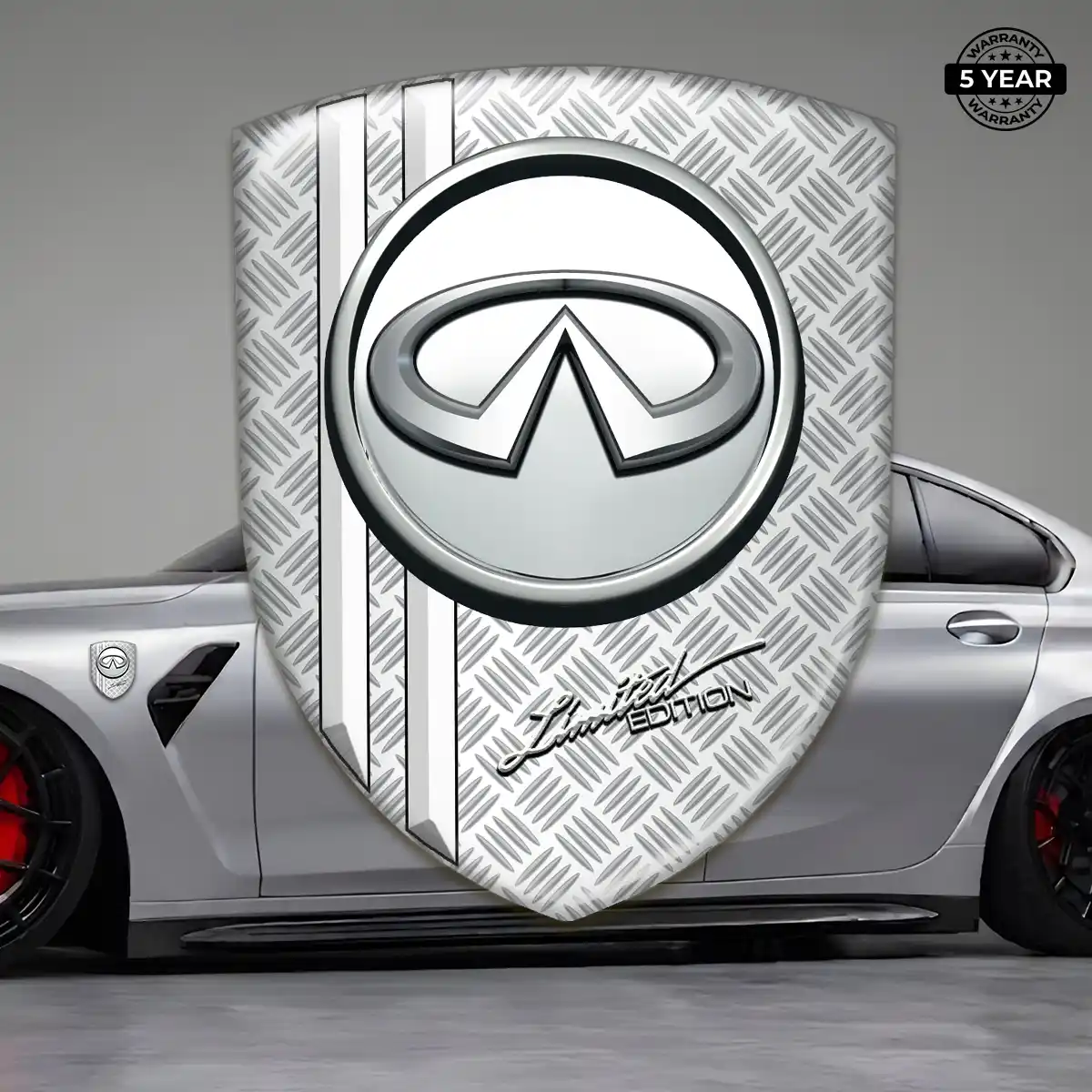 Infiniti Polyurethane Domed Sticker Interior Elegance