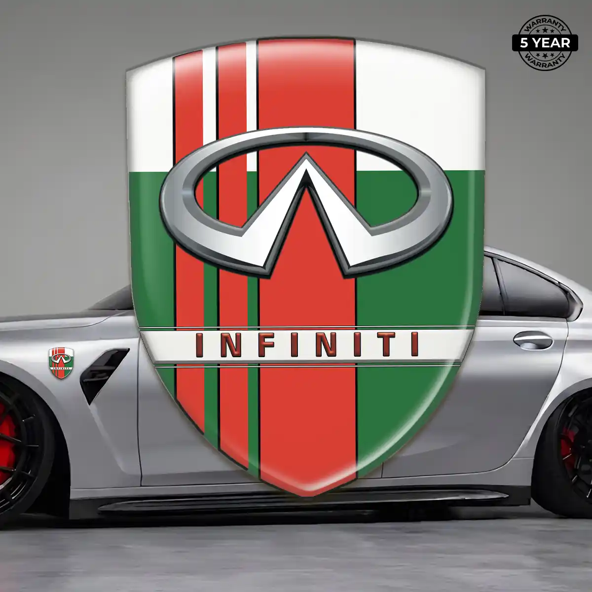 Infiniti Polyurethane Domed Sticker Outer Style
