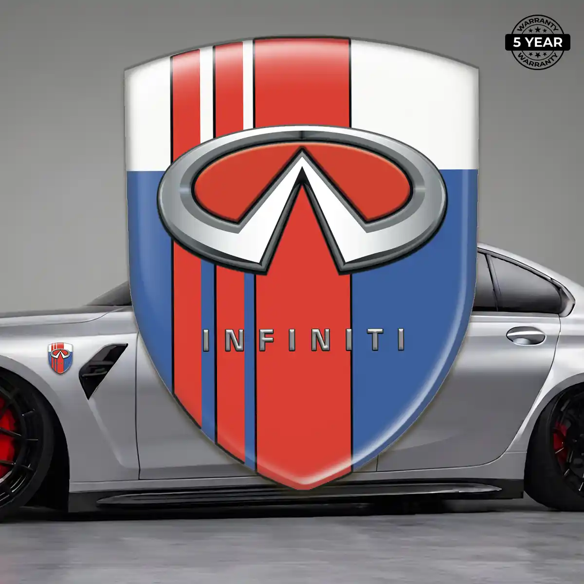 Infiniti Polyurethane Domed Sticker Premium Dome