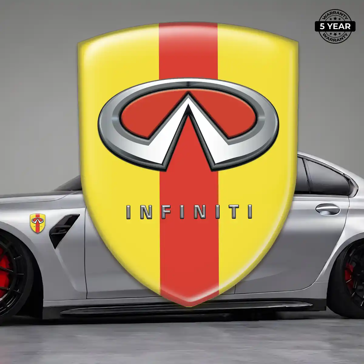 Infiniti Polyurethane Domed Sticker Signature Grade