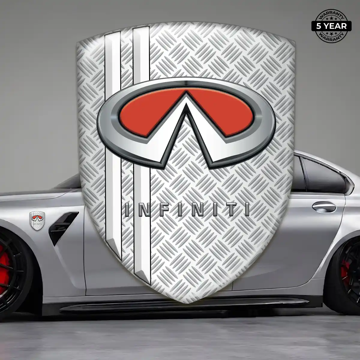 Infiniti Polyurethane Domed Sticker Sport Tuning
