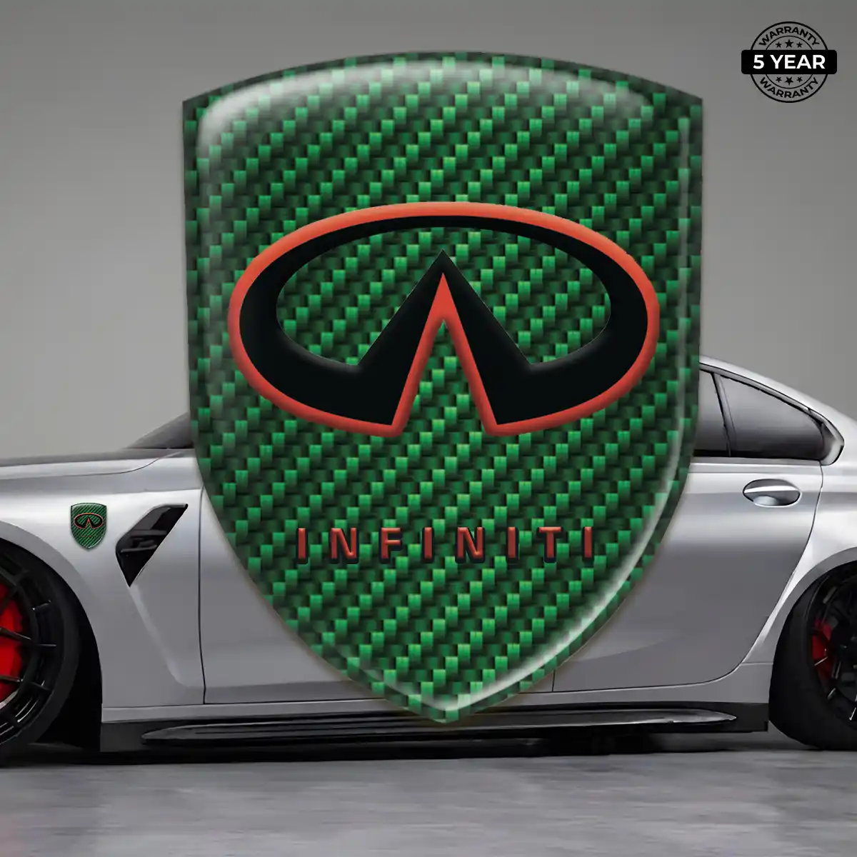 Infiniti Polyurethane Domed Sticker Superior Craft