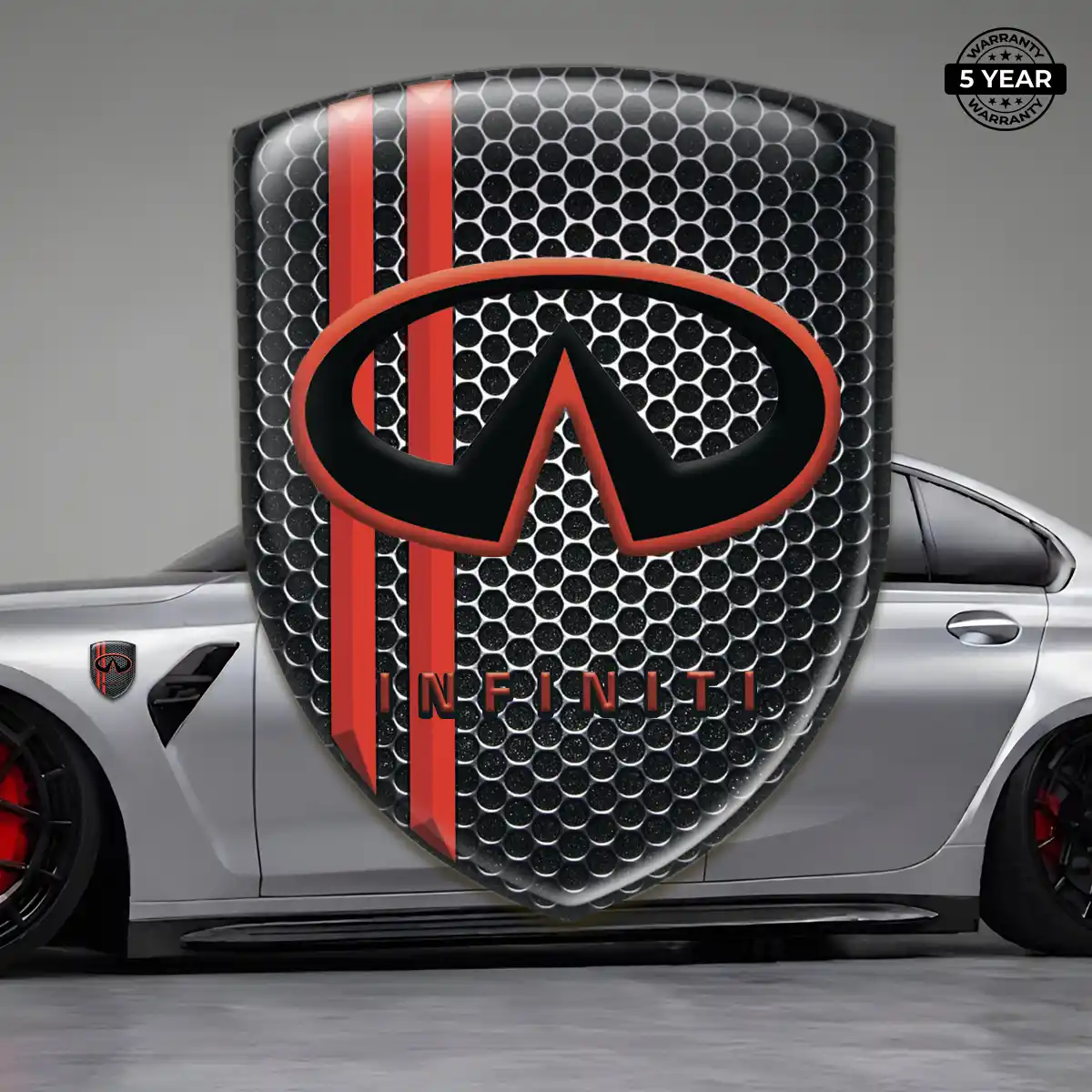 Infiniti Resin Badge Sticker Exterior Luxe