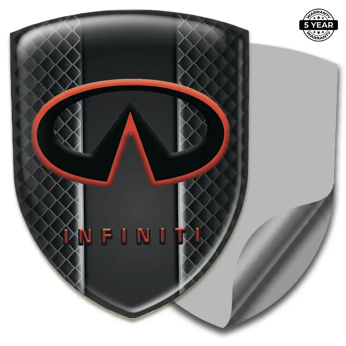 Infiniti Resin Badge Sticker Opulent Line