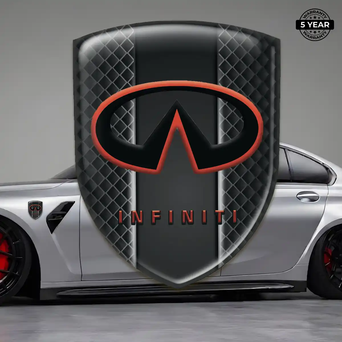 Infiniti Resin Badge Sticker Opulent Line
