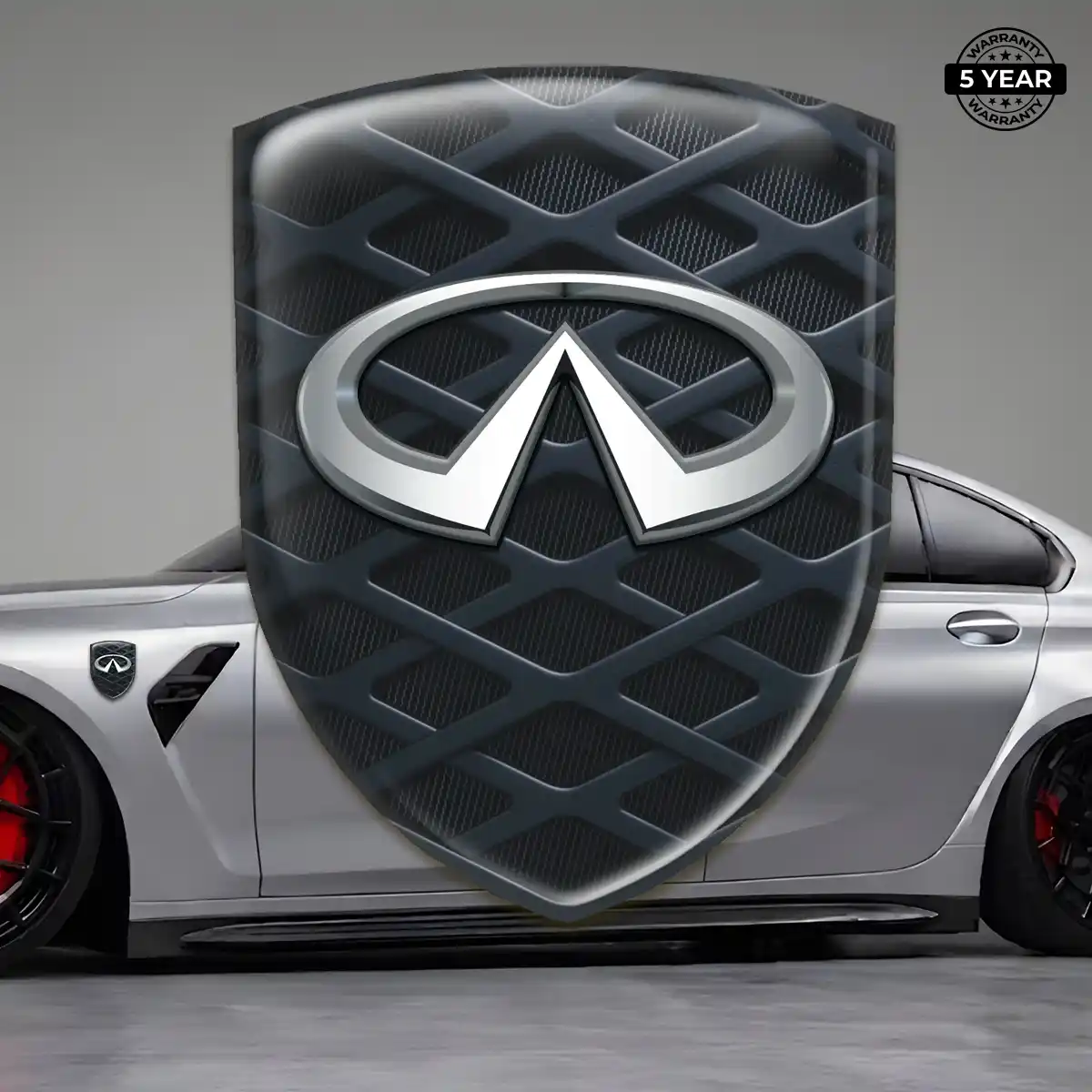 Infiniti Resin Badge Sticker Outer Style