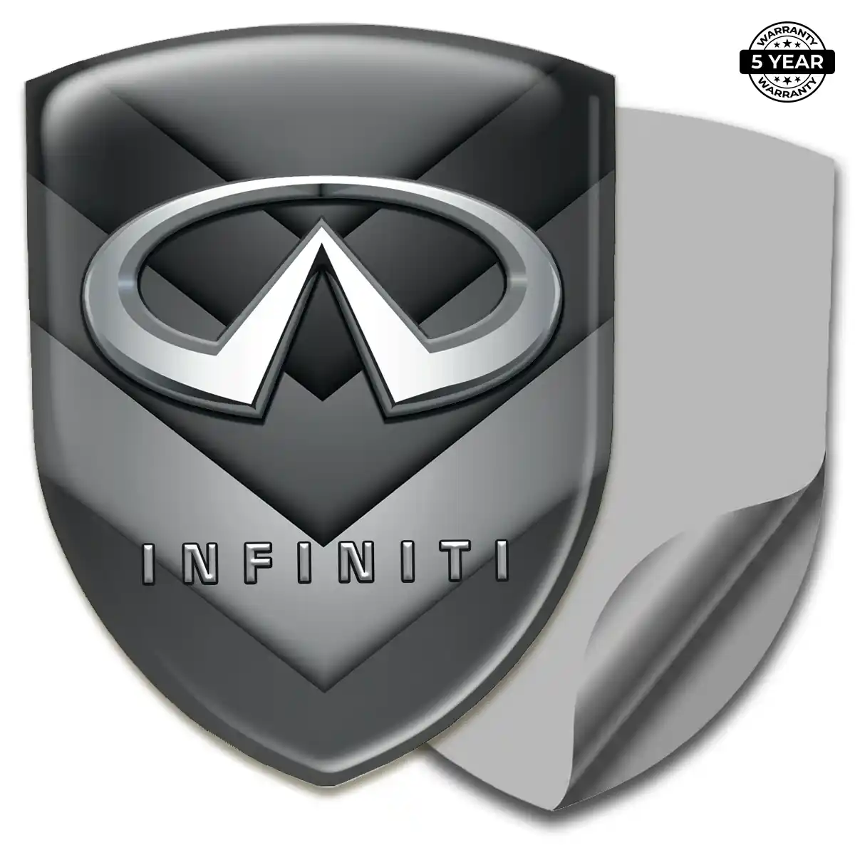 Infiniti Resin Badge Sticker Performance Style