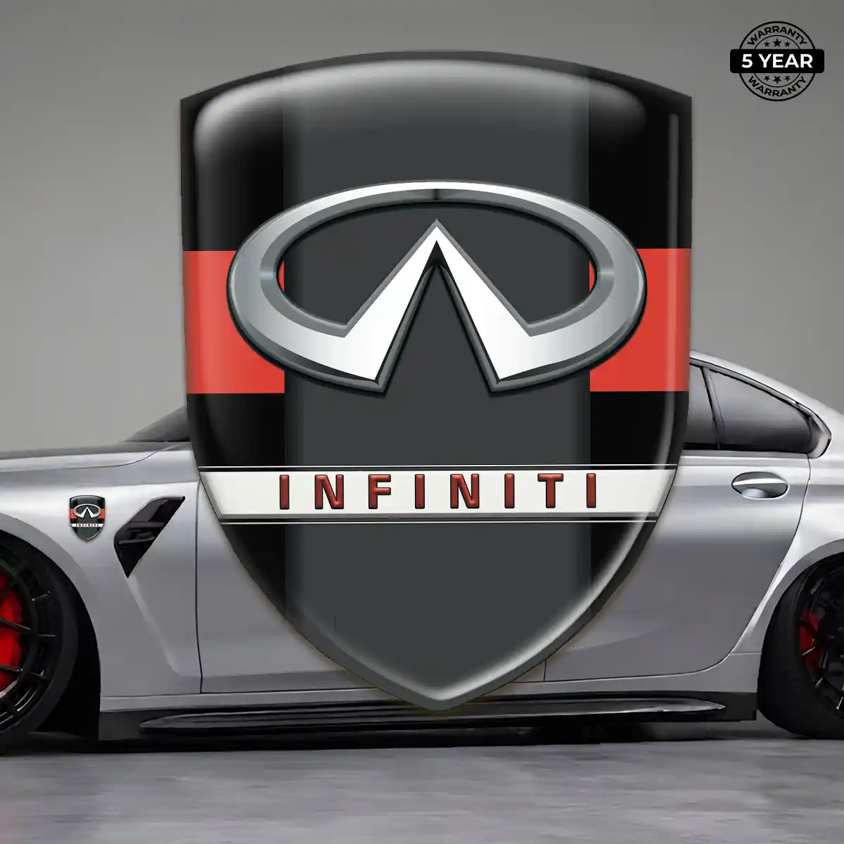 Infiniti Resin Badge Sticker Prime Quality