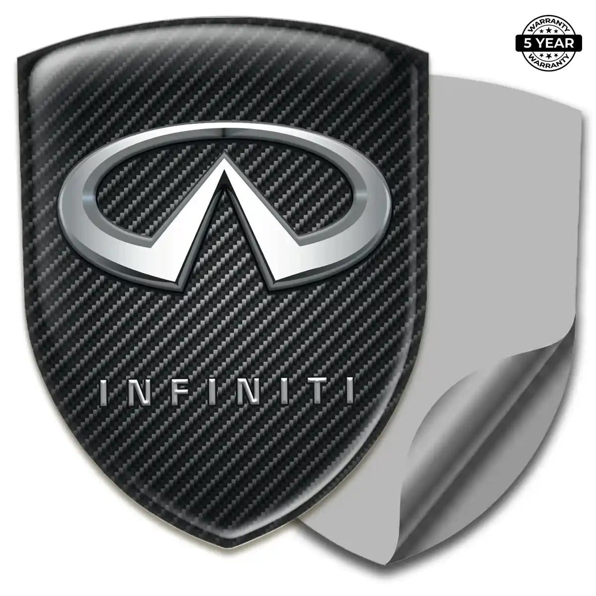 Infiniti Resin Badge Sticker Resin Luxe