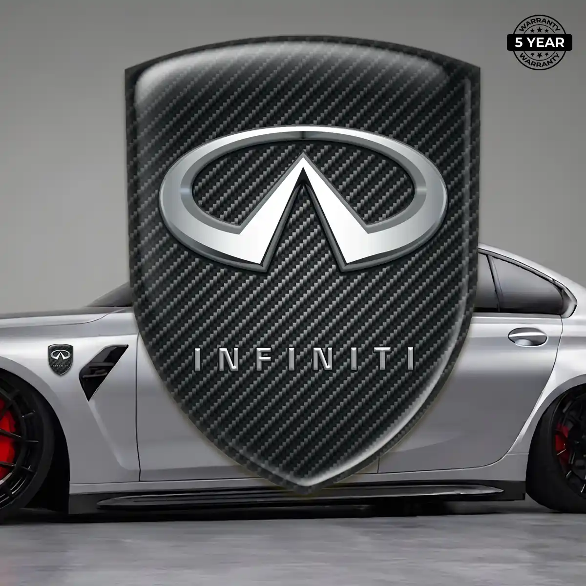 Infiniti Resin Badge Sticker Resin Luxe