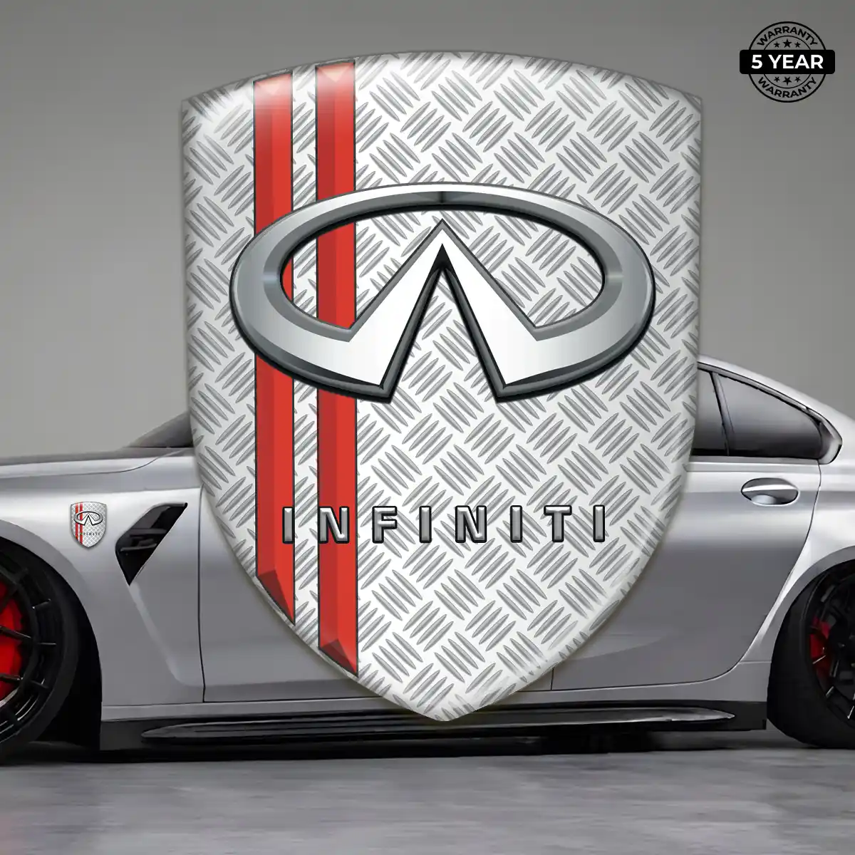 Infiniti Resin Badge Sticker Signature Grade