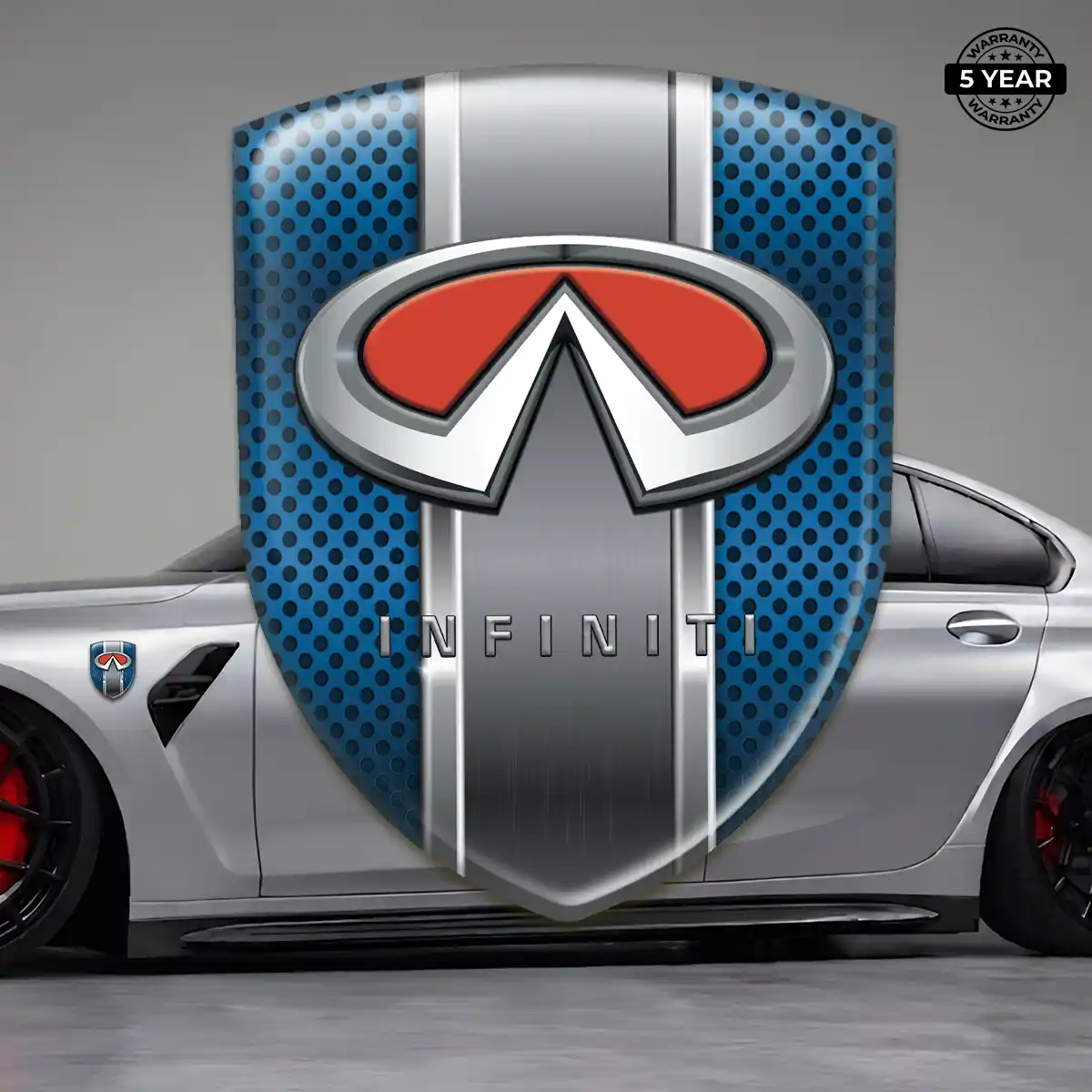 Infiniti Resin Badge Sticker Street Tuning