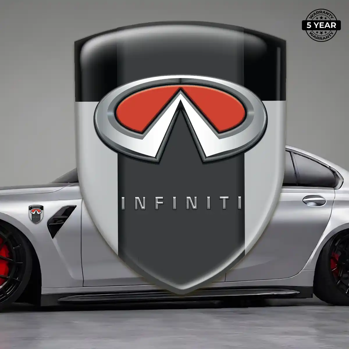 Infiniti Resin Badge Sticker Superior Craft
