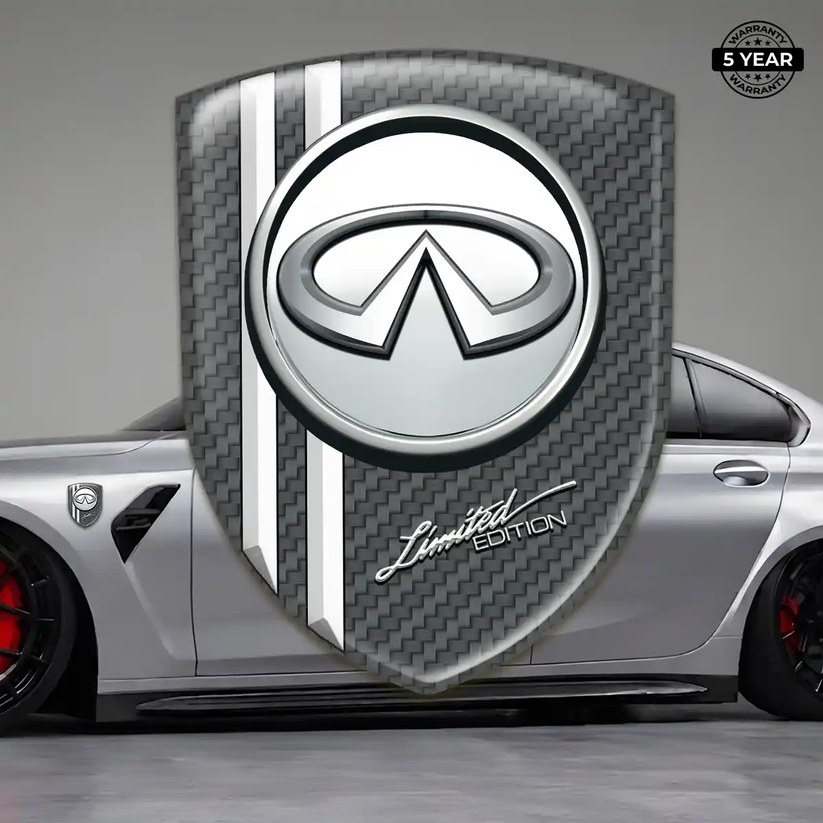 Infiniti Resin Domed Sticker Auto Tuning