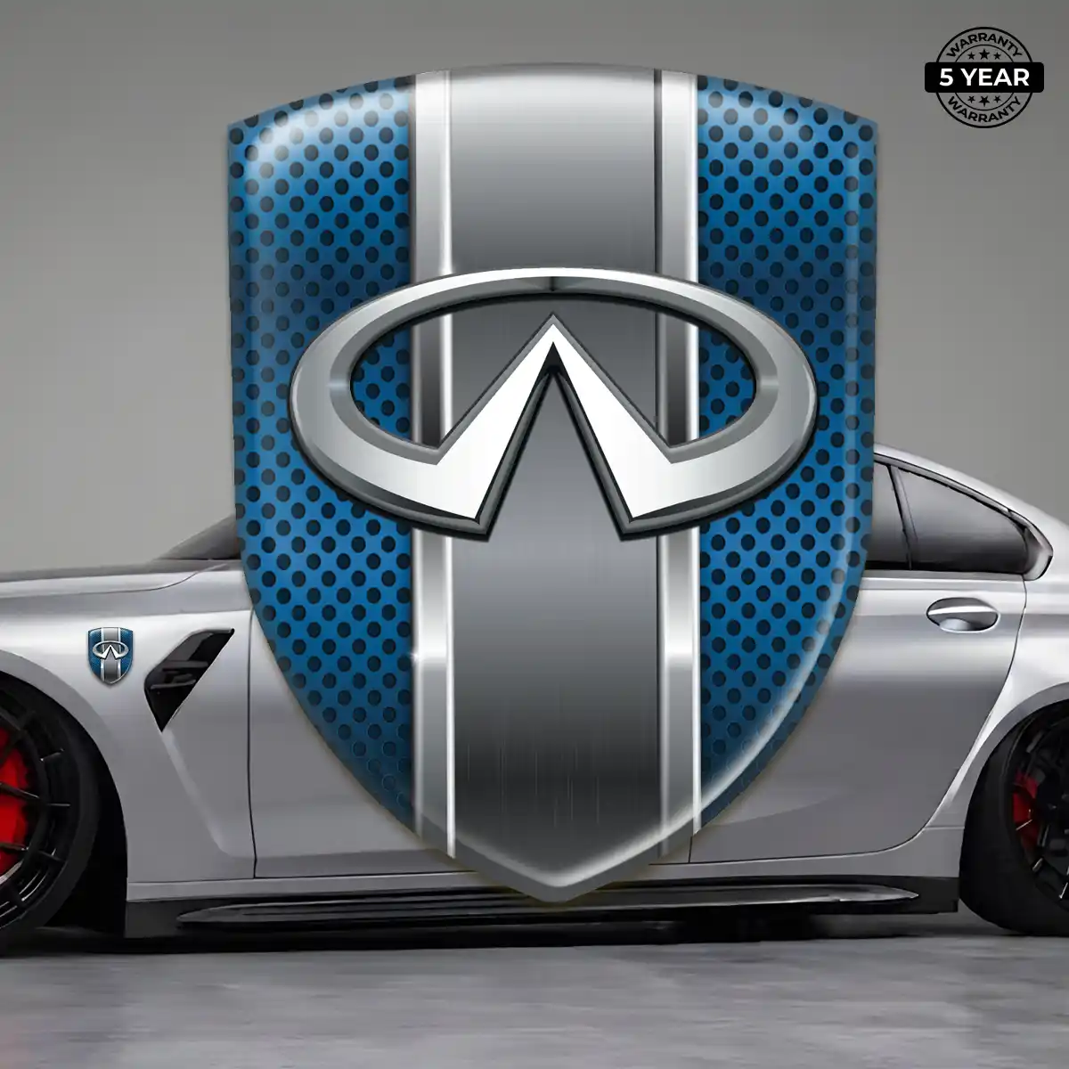 Infiniti Resin Domed Sticker Cabin Style