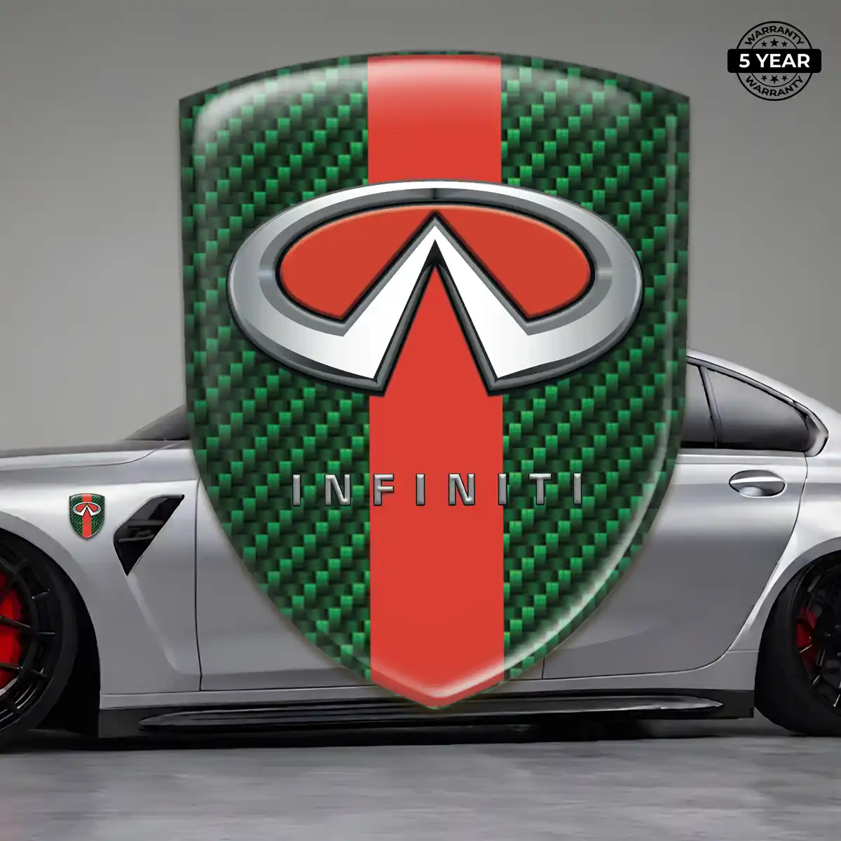 Infiniti Resin Domed Sticker Interior Luxe