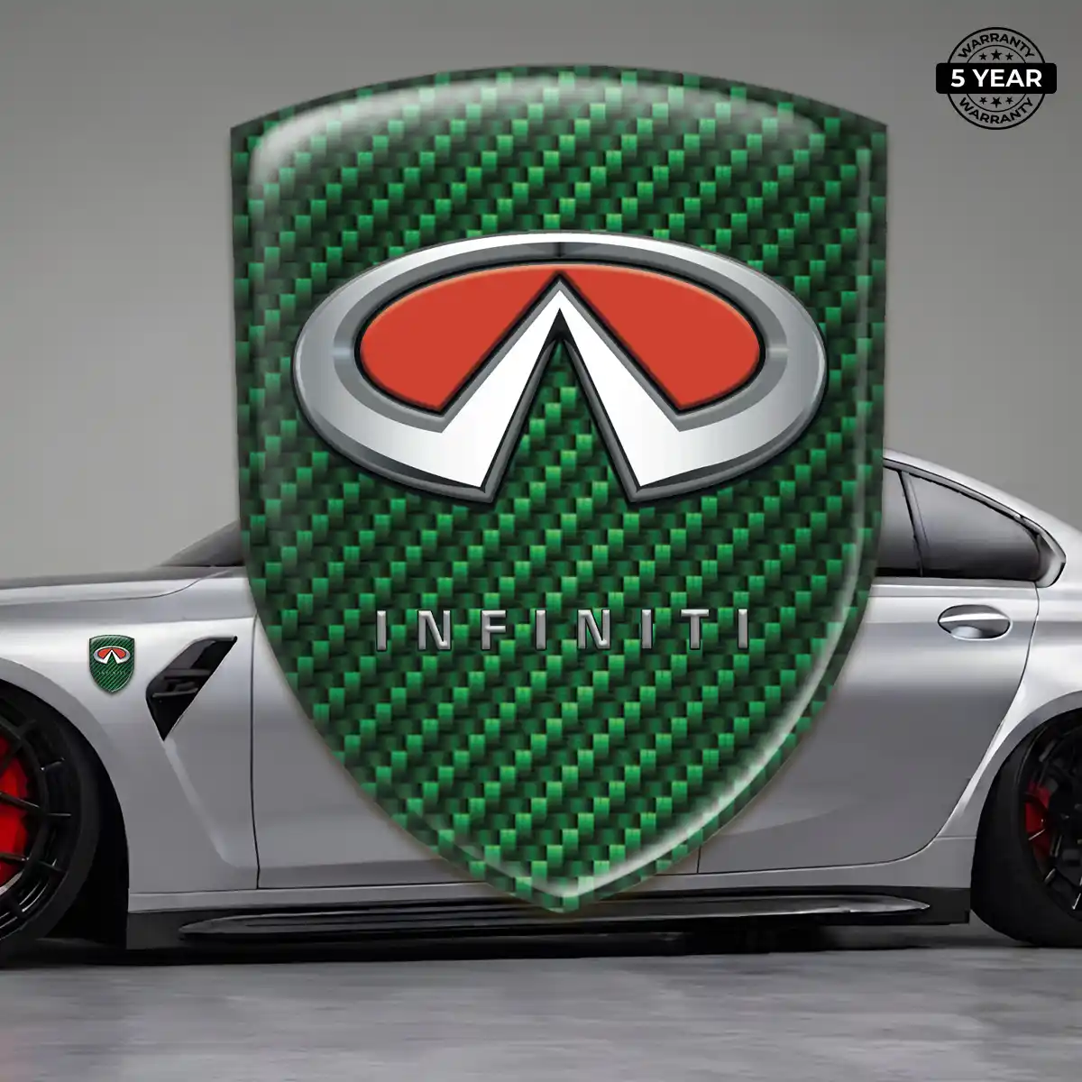 Infiniti Resin Domed Sticker Performance Style